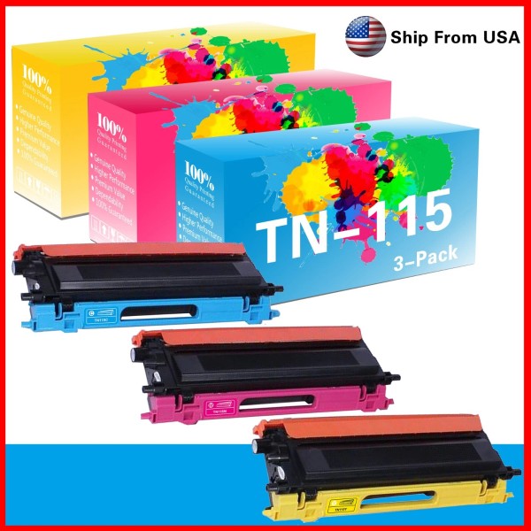 For Brother 3PK TN115 TN-115 Toner Cartridge for HL-4050CDN MFC-9840CDW