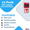 Fire Alarm Call Point - Waterproof Vinyl Sticker Signs -