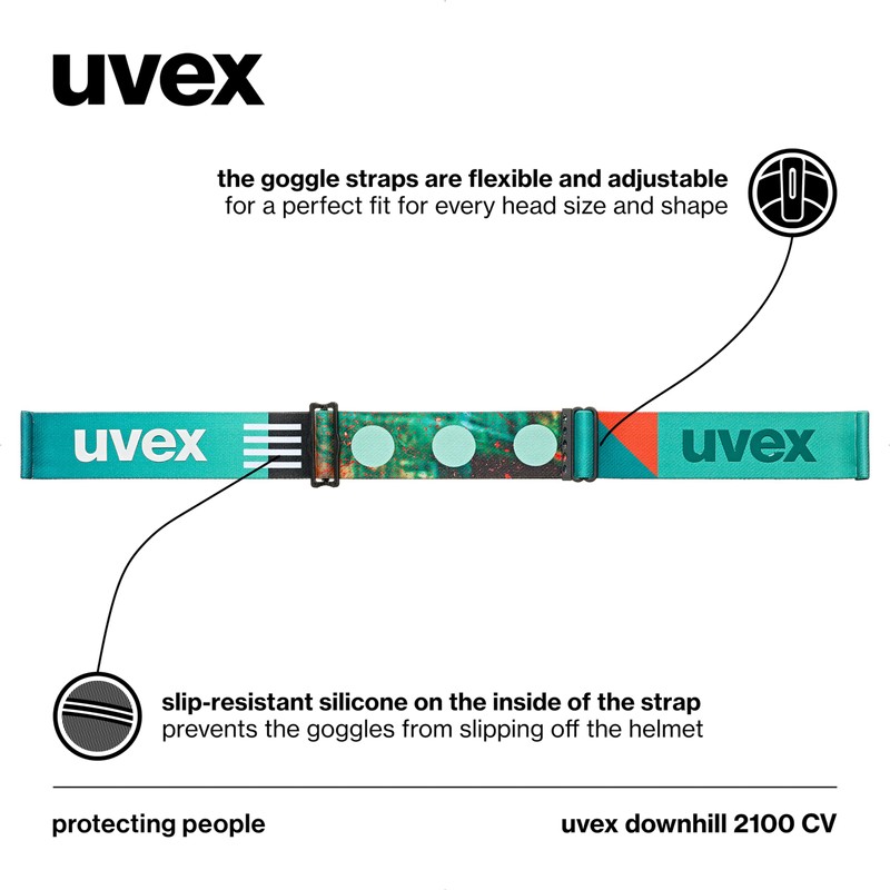 uvex Downhill 2100 CV Ski Goggles Matte White