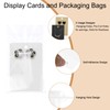 PATIKIL Earring Display Cards, 150 Pcs Necklace Display Holder Card