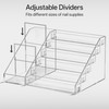 6 Tier Nail Polish Organizer with Nail Supplies Organizer, Quick