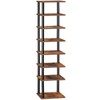 HOOBRO Vertical Shoe Rack, 8-Tier Narrow Shoe Shelf, Shoe Storage