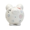 Child to Cherish Ceramic Piggy Bank for Boys, Sports Star