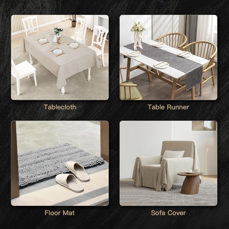 BALCONY & FALCON Tablecloth Anti-Slip Sticker Double Sided Mounting Tape