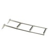 Manifish-Made 3 Step Boat Ladder, Stainless Steel Telescoping Boat Boarding