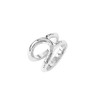 UNOde50 Shortcut Ring, Sterling Silver Plated Alloy, N / A