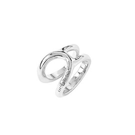 UNOde50 Shortcut Ring, Sterling Silver Plated Alloy, N / A
