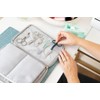 Kimberbell Scissor Case - Quilted Mint Storage for Scissors &
