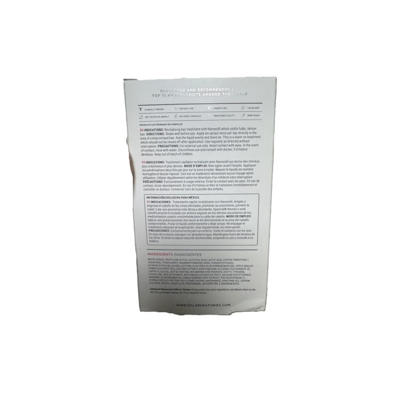 Spectral Women´s 60 Ml, Revitalizing Hair Density Serum, ds labs