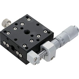 TRUSCO X-Stage Cross Roller, 1.6 x 1.6 inches (40 x 40 cm), Center ECRXC40