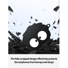 Compatible with SHOKZ OpenDots ONE True Wireless Noise Cancelling Earphones,Soft TPU Full Body Shockproof Protective Cover with Lanyard,Briquette.