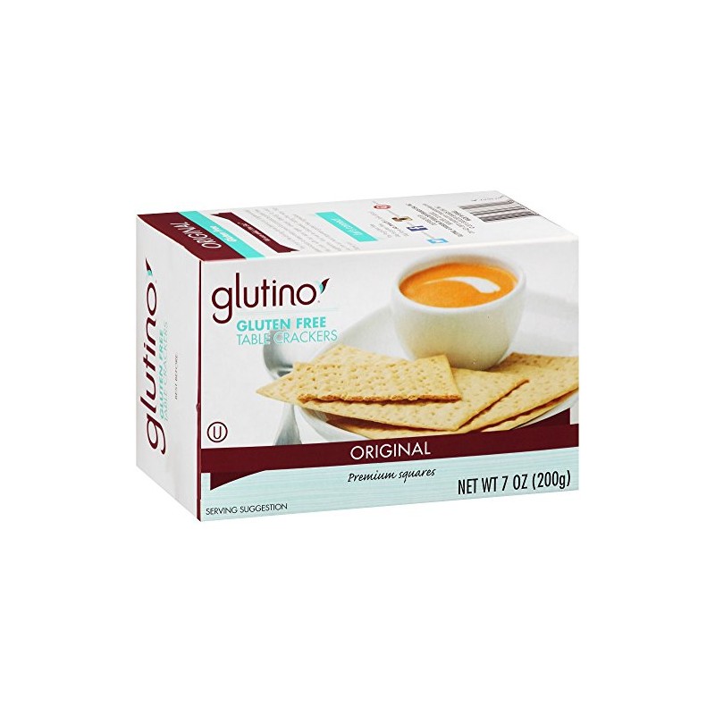 Glutino Crackers, Table, 7 Ounce (Pack of 6)