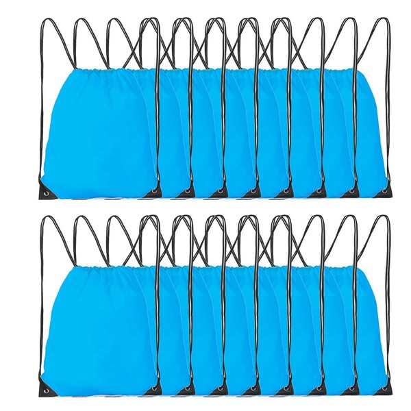 Bolsas con cordón a granel, bolsas de poliéster para gimnasio,