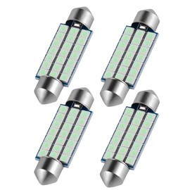 iFunyLED 578 LED Bulbs 41mm 42mm 1.61inch 211-2 212-2 569 6411 Super Bright 420LM 3030 Chipsets LED Replacement for Car Interior Dome Door Map Trunk License Plate Light, 6500k Ice Blue (Pack of 4)