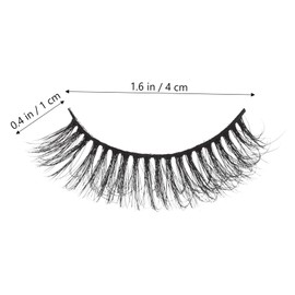 Baluue False Eyelashes Pack 10 Pairs Fluffy Full Length Natural Looking Makeup Lashes