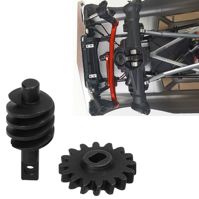 RC Hardened Steel Differential Gears Set 16T Replacement Differential Gear