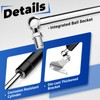 ARANA Gas Struts 36 inch 35lb with Brackets (2 Pack)