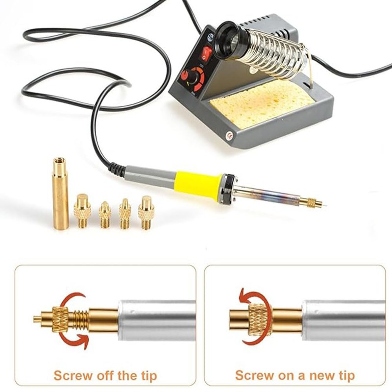 Heat Set Insert Tips for Sizes M2 M2.5 M3 M4
