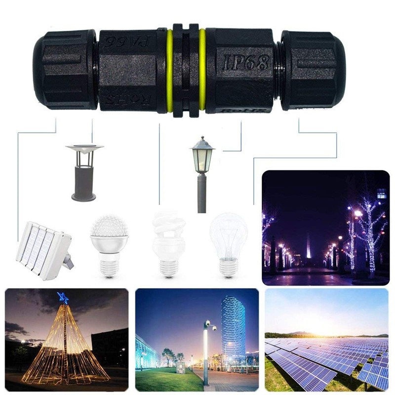 ILSSLI Junction Box Outdoor Waterproof IP68 Electrical Cable Connector 2