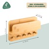 eluno Key Holder with Shelf and 5 Key Hooks, Key