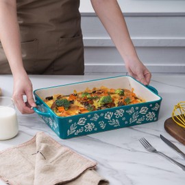 Wisenvoy Casserole Dish 9x13 Baking Pan Casserole Dishes For Oven Baking Dish Ceramic Lasagna Pan Baking Dishes For Oven