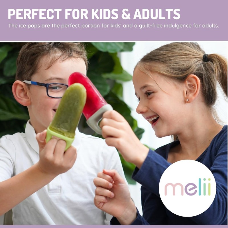 melii Ice Pops with Tray, 6 Pops, 19400