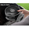Golf Cart Rechargeable Fan Compatible with EZGO Club Car Yamaha,
