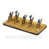 MyTinyWorld 6 Dolls House Miniature Unpainted Metal Mahdist Camelry