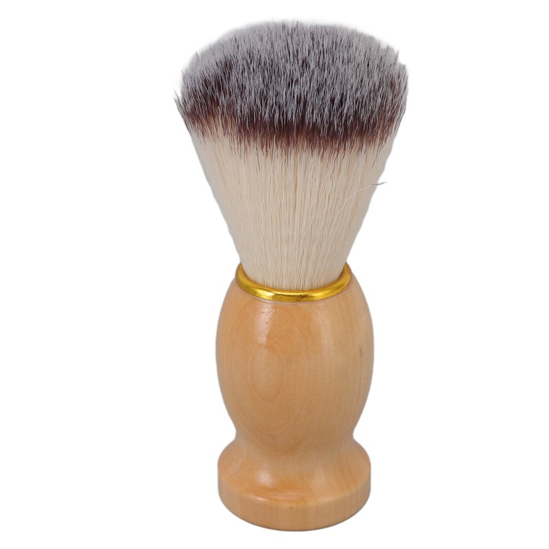3 PCS Men Shaving Brush Set Acrylic Brush Holder Bubble