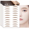 YOUSHY 4d6d Temporary Eyebrow Tattoos, Eyebrow Stickers, Art Makeup, 40