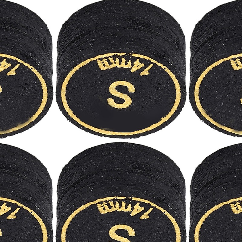 6pcs Pool Cue Tips Professional Multi Layers Billiard Pool Cue