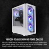 Thermaltake View 200 TG Snow ARGB Motherboard Sync ATX Tempered