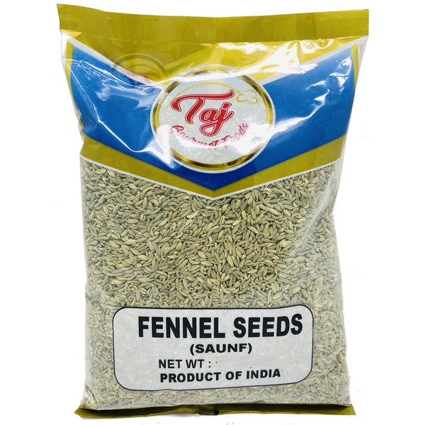 TAJ Fennel Seeds (Saunf), Whole Saunf, 14 Ounce