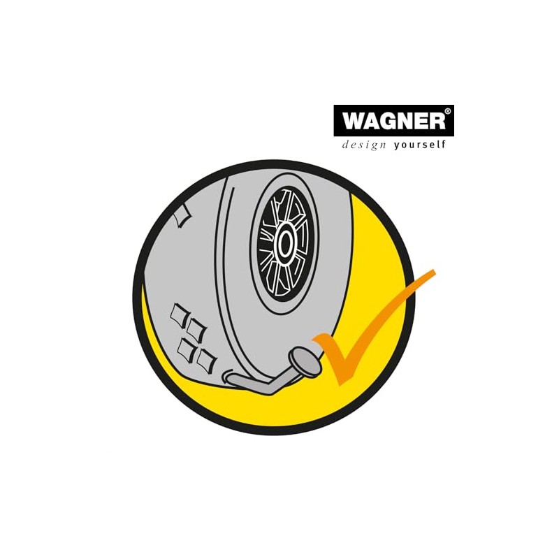 Wagner 04820201 Puncture Proof PU Foamed Wheel Diameter Wheel 200