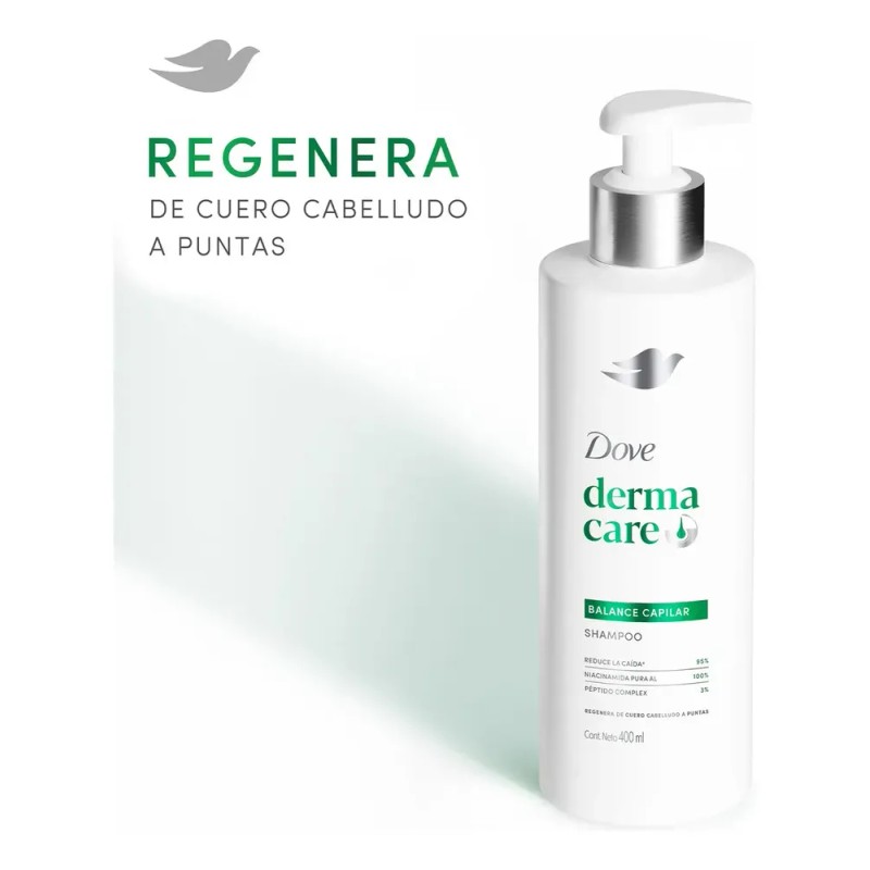 Shampoo Dove Derma Care Balance Capilar 675 ml