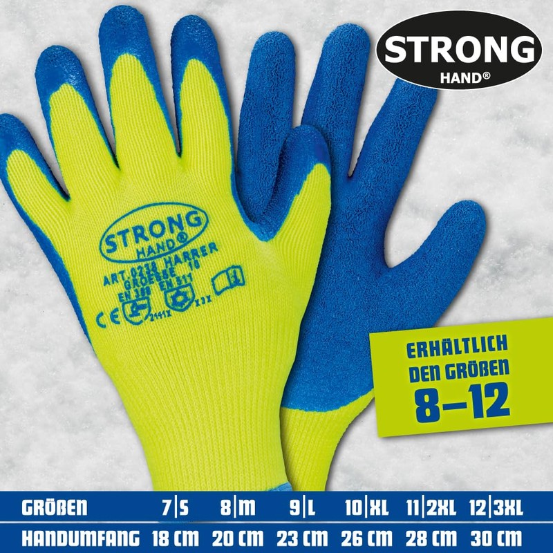 Strong Hand *Harrer* Stronghand® Winter Gloves 1 Pair Size 9