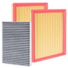 Engine & Cabin Air Filter Combo Kit - Compatible with