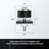 SKTREX Anti-Skid designTrolley Roller Wheels Limit Trolley Assembly Positioning for