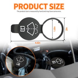 Windshield Washer Fluid Reservoir Cap - OEM #13227300,12767700,12788573 Replacement, Compatible with Allure Enclave Encore ATS CT4 CT5 CT6 Camaro Cruze Corvette Acadia Sierra Terrain