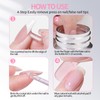 Press-On Nail Glue Remover, 80ml/2.71 fl.oz, Separate Bottles Design (Leak-Proof),