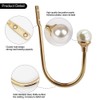 Coolnice 4 Pack Curtain Holdbacks Wall Mounted Curtain Tiebacks Hooks