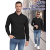 SECOOD Long Sleeve Tee Shirts for Men's Work Polo Shirts