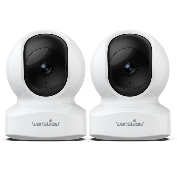 wansview Security Indoor Pet Camera, 2K Dog Camera with APP,