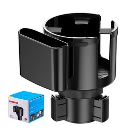Adjustable Car Cup Holder Expander - Fits Bottles 0.4-1.5L (7.0-10.7cm), Compatible with Large Drink Bottles