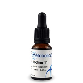 Metabolics Metabolics Iodine Liquid | Extra Strong (1525mcg Per Serving) | Pure IOSOL Iodine in a Convenient 15ml Bottle (375 Servings) | Ammonium Iodide