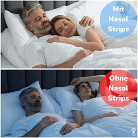 30 x Nose Plasters Against Scars - Extra Strong Hold - Reduces Snoring - Improves Breathing - Inconspicuously Transparent | Nose Strips for Sleeping