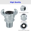 JIOTAR Carbon Steel 3/4" NPT Chicago Fitting - 4 Pack