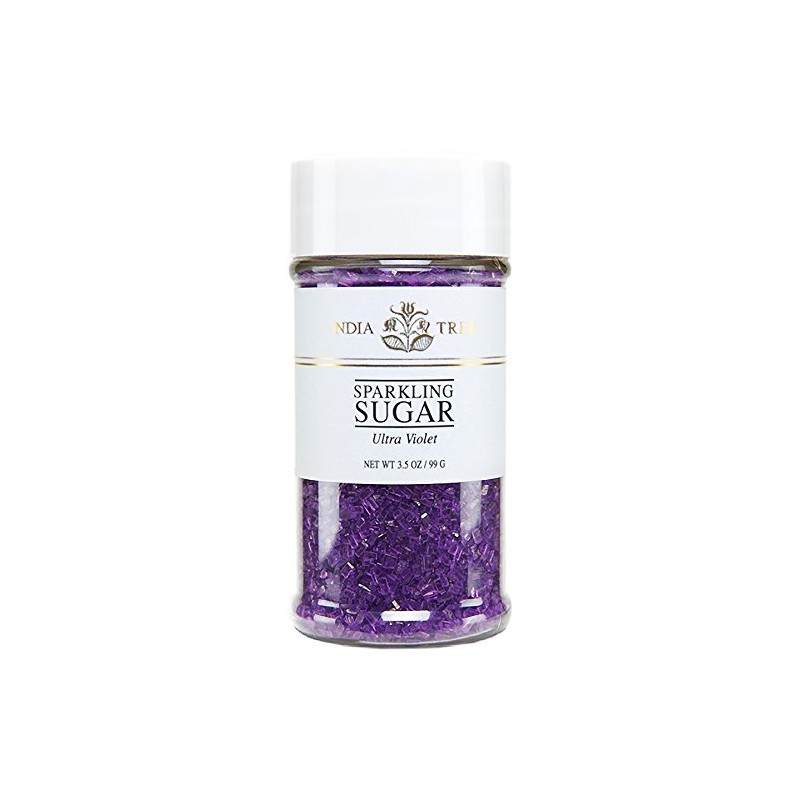India Tree Violet Sparkling Sugar, 3.5 oz