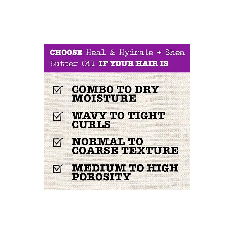 Maui Moisture, Heal & Hydrate + Shea Butter, Tratamiento Capilar,