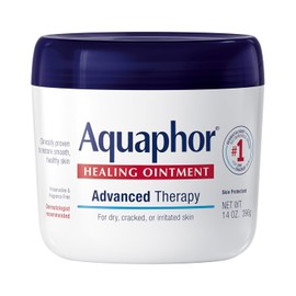 Aquaphor - Pomada curativa, protector para piel seca, agrietada e irritada, 14 onzas